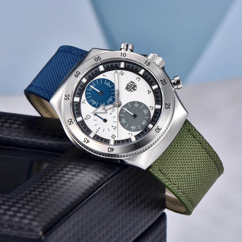 2025 New RollsTimi Mens Watches Retro Top Luxury VD55 Quartz Watch For Men Chronograph Luminous Waterproof Sports Man Gift Clock