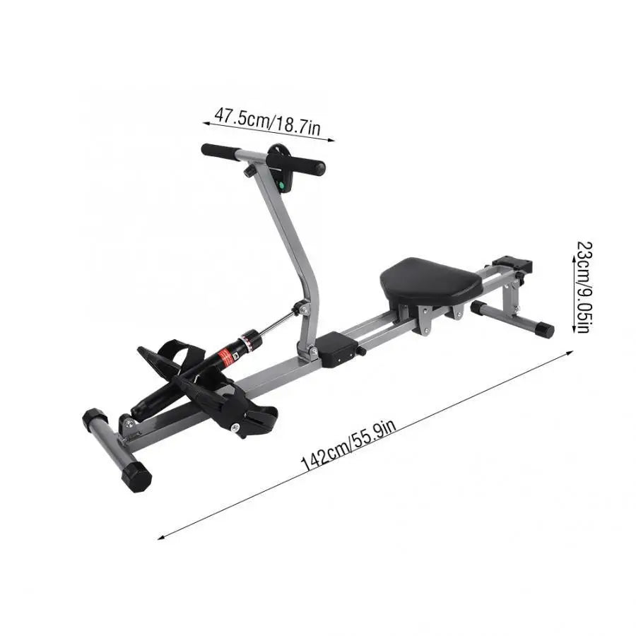 Hot Sale Gym Indoor Home Strength Aerobic Fitness Training Upgrade Folding Hydraulic Pressure Rowing Machine