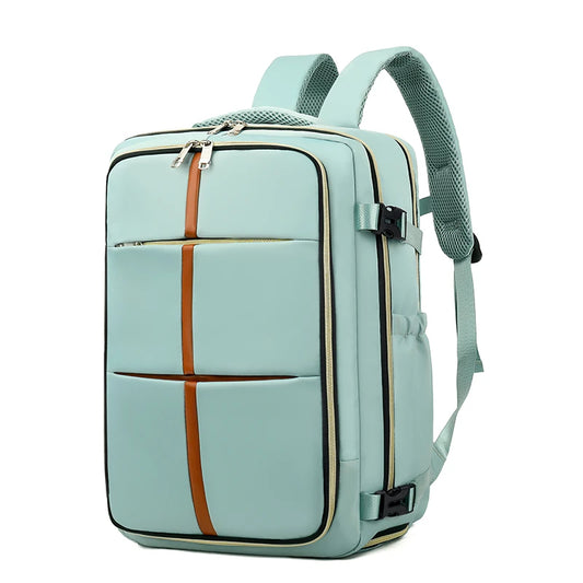 Large capacity travel backpack,USB charging port,shoe compartment,multiple pockets,suitableforcollege students,business,vacation