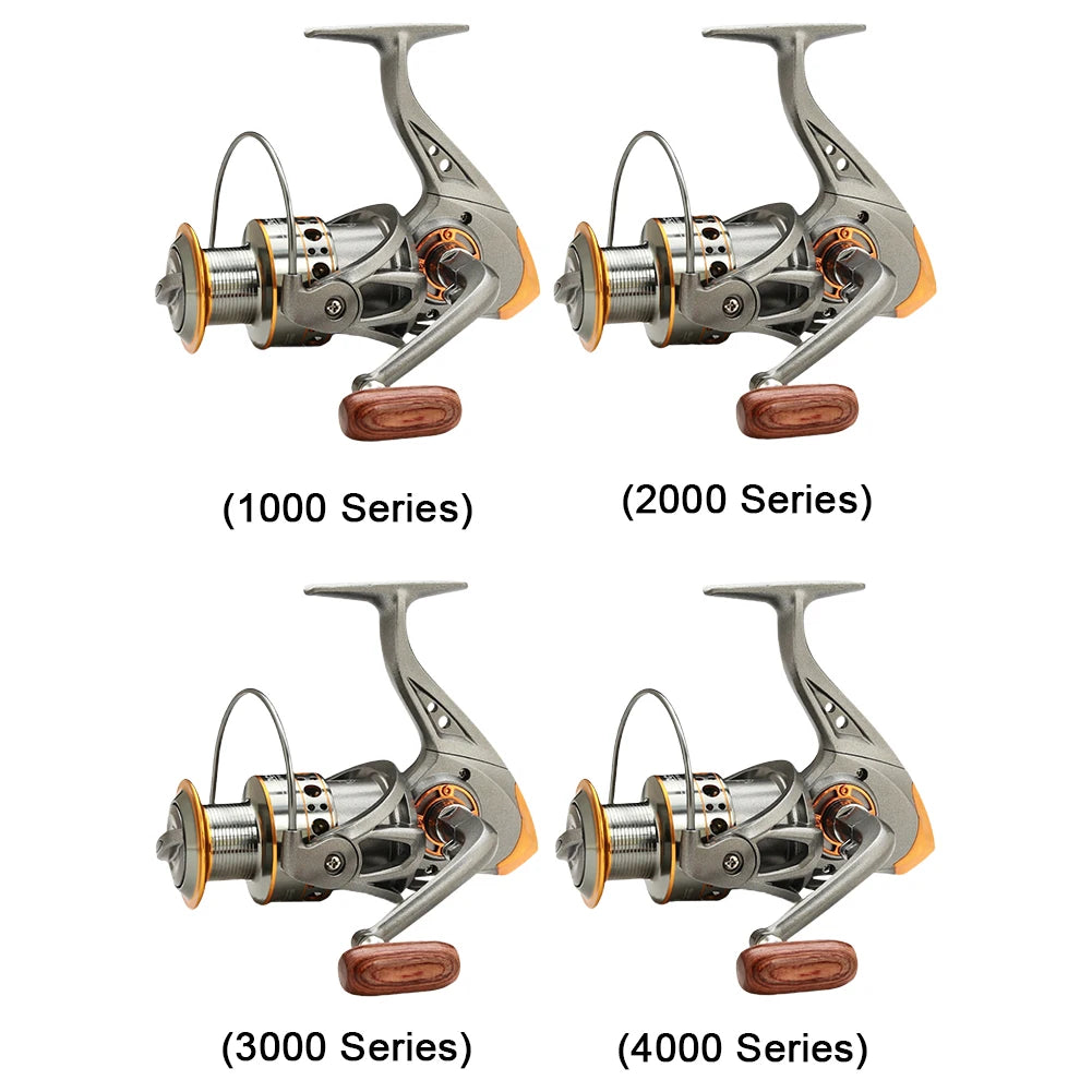 Spinning Fishing Reel CNC Metal Spool Spinning Reel All Purpose Fishing Spinning Reel for Freshwater Saltwater