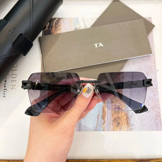 Original For LIANGCHENDIT DT META-EVO ONE DTS-147 Acetate Frame Men Sunglasses Gradient Driving Anti-Glare Women Couple Eyewear