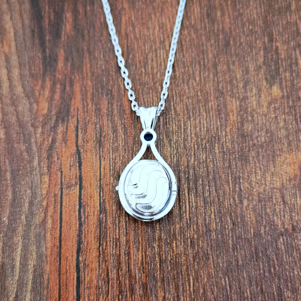 H2O Locket Pendant Necklace Mermaid Just Add Water 925 Sterling Silver Necklaces TV Movies Jewelry