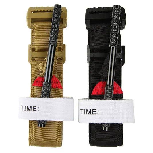 Tactical First Aid Rotary Pressure Aluminum Rod Tourniquet Hiking Militar Outdoor Camping Survival Gear Molle Rescue Tools 2027