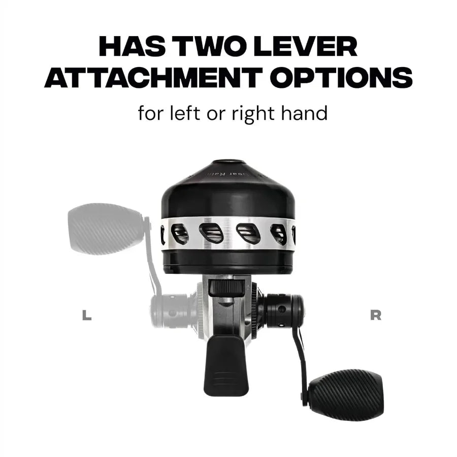 Spincast Bowfishing Reel Slingshot Bow Fishing Stainless Steel Left Right Reversible Handle