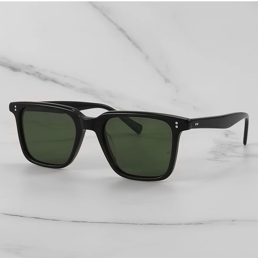 Lachman Men Sunglasses Polarized Sunglasses 2025 Brand Designer Driving Sun glasses Male High Quality Rectangle Style OV5419