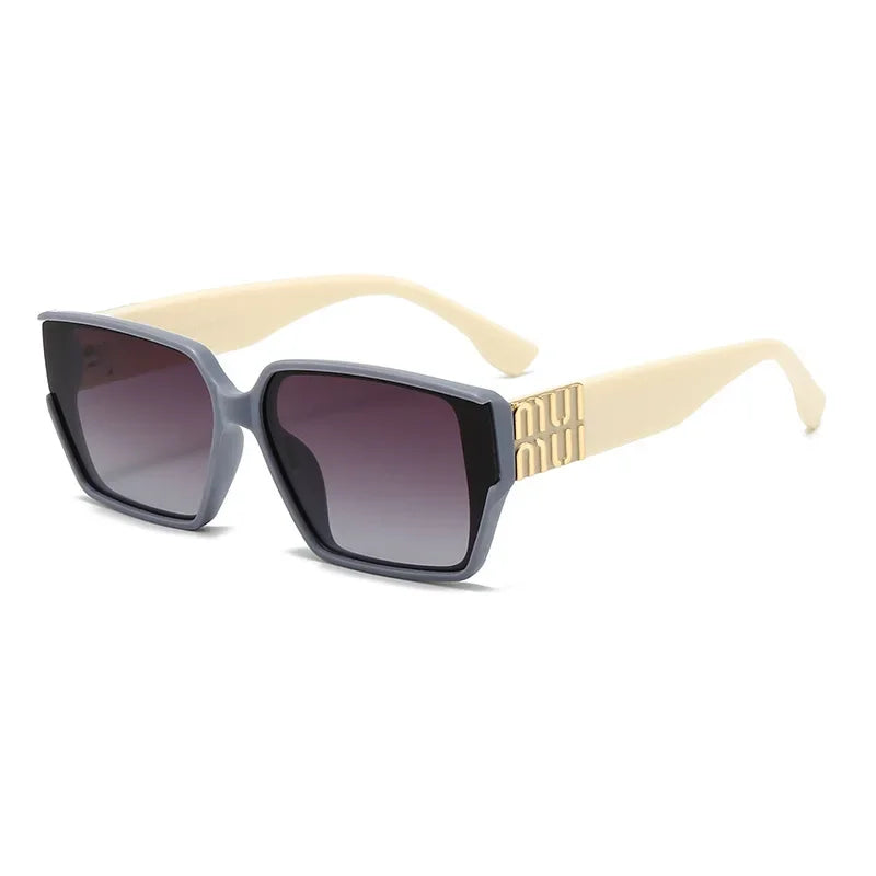 Fashion MM Designer Sunglasses for Women and Men Stylish Square Luxury Glasses Unisex Trend Vintage Shades UV400