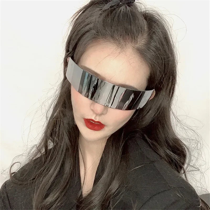 Cyberpunk Sunglasses 2022 Colorful Fashion Goggles Punk Style Festival Eyewear Brand Design UV400 Shades for Men Women