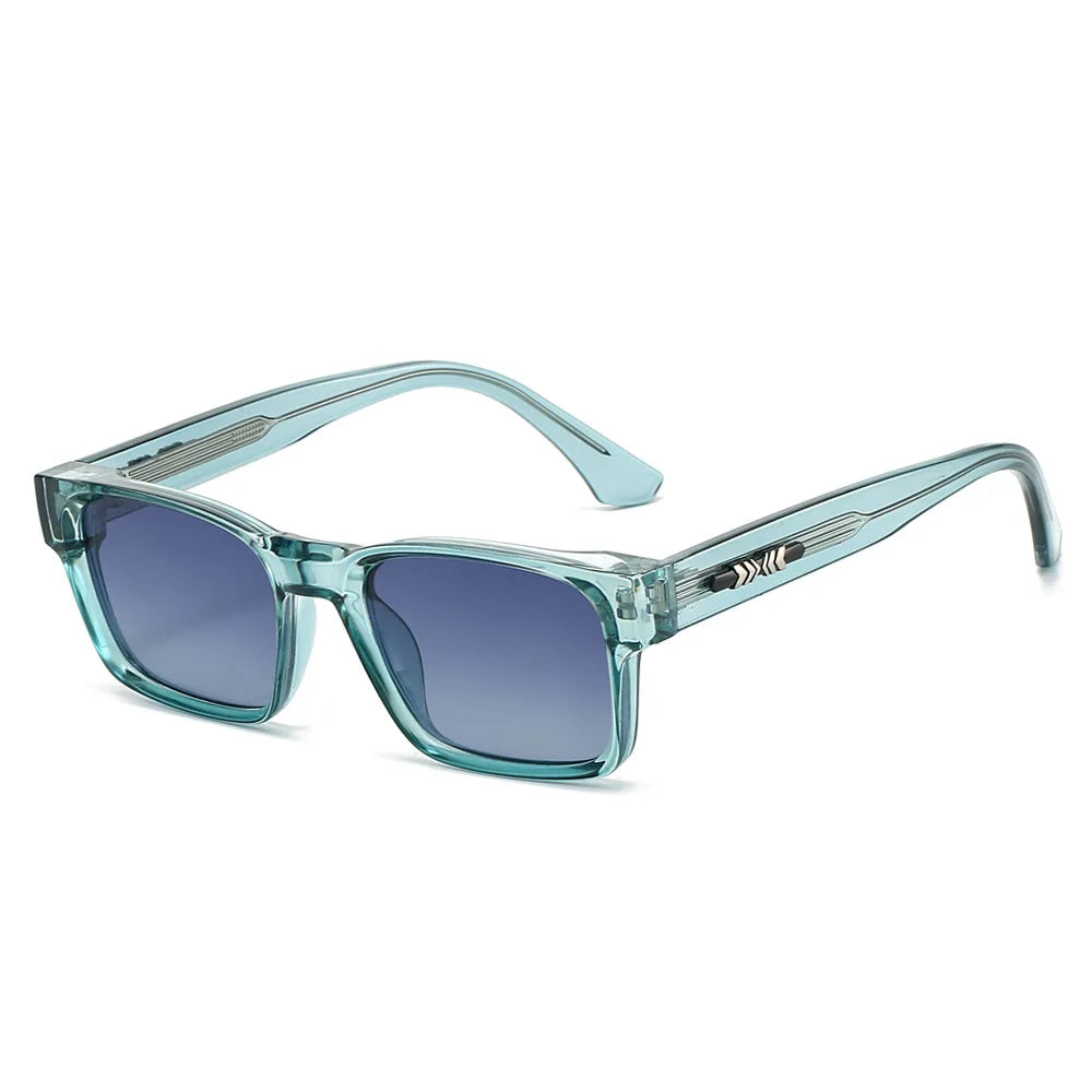 Quality Square Polarized Sunglasses Men Metal Core UV400 Unisex Sun Glasses Travel Hiking Beach Eyewear