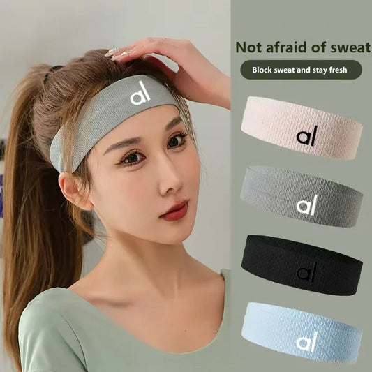 Yoga Sports Headband for Men and Women Sweatwapping Headband Edge Yoga Headband Headband