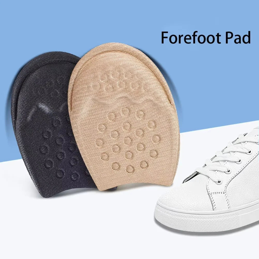 Forefoot Pads for Women High Heels Half Insoles Forefoot Anti-Slip Pain Relief Insert Shoe Size Reduce Filler for Too Big Shoes
