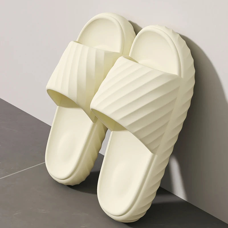 Men's Household Slippers Breathable Quick-drying Non-slip Soft Comfortable Men's and Women's Flat Sandals Casual All-match