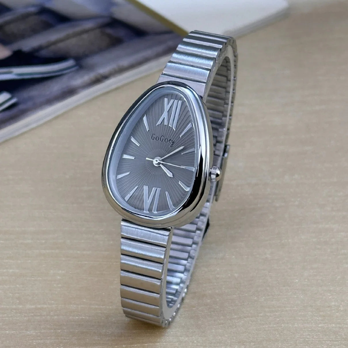 New Ladies Watches gift Snake Head Watch for Women Luxury Fashion Steel Strap Quartz Wristwatches Dropshipping Clock