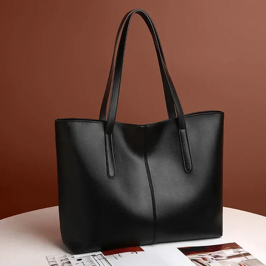 Women Fashion Bag Tote Bags for PU Shoulder Bag for Women Versatile Large Capacity Bags Split Leather Totes Handbag Work Travel