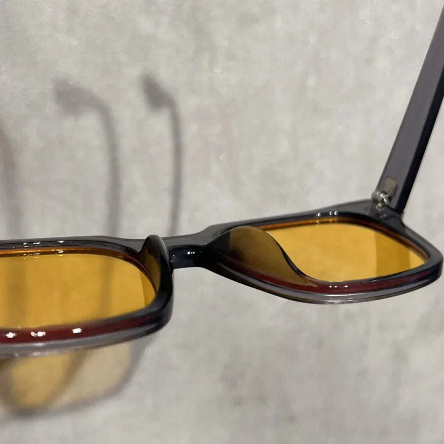 1Pc Men's Fashion Glasses New High-End Trendy Square Frame Personality Versatile Hip-Hop Cool Christmas Gift Daily Party Gatheri
