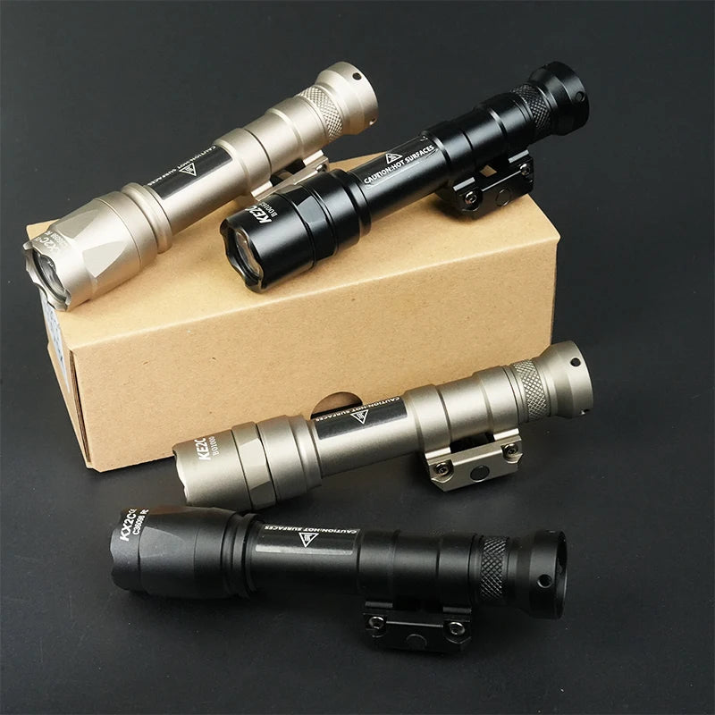Tactical M600C M600B M300C M300B Scout Light Rifle Flashlight LED Hunting Lamp with Momentary Pressure Pad Switch