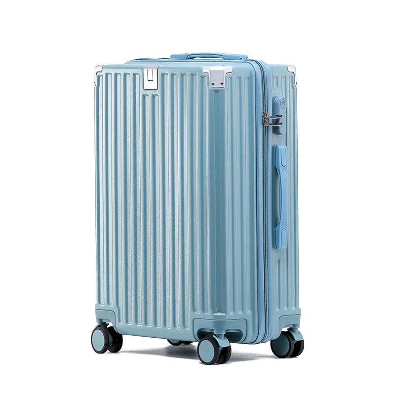 Rolling Luggage Female 20 24 26 28" Strong Thick Durable Trolley Box Male Travel Boarding Password Box Suitcase Soundproof Wheel