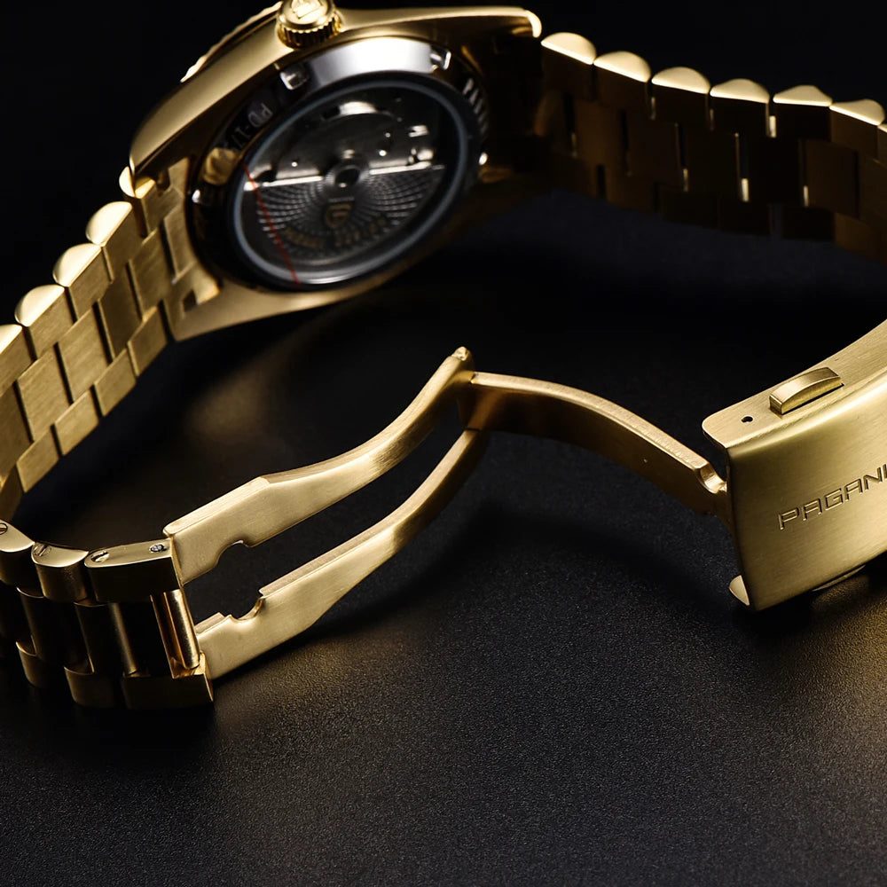 PAGANI DESIGN 2026 New DD36 automatic mechanical men watch Double calendar 36MM Watch For Men sapphire luxury waterproof Watches
