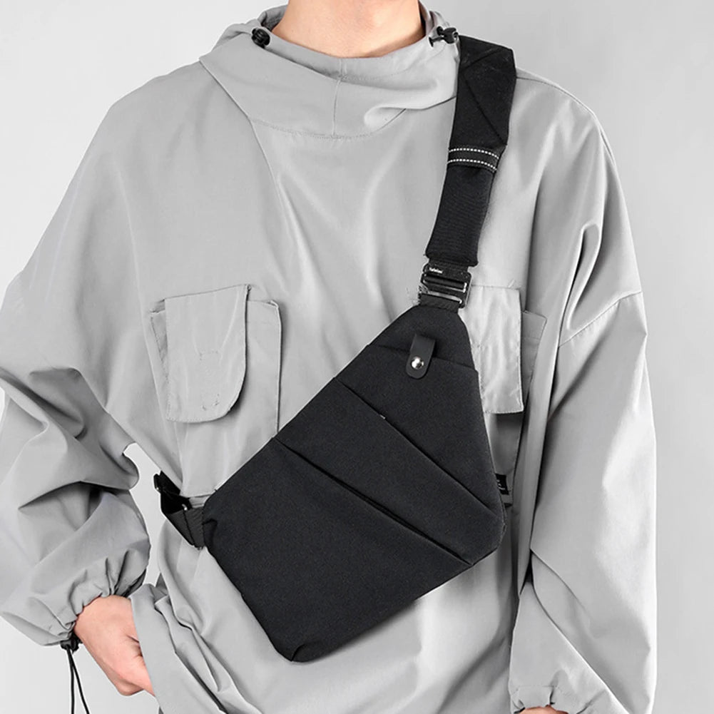 Travel Personal Anti-theft Crossbody Bag Mini Cross Body Bags Male One Shoulder Sling Bag Leisure Anti-splash Men's Chest Bag