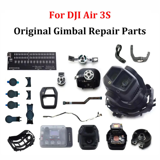 Original For DJI Air 3S Empty Gimbal Camera Lens Flat Cable Signal Line Pitch Motor Tester Yaw Roll Bracket Damper Board Parts