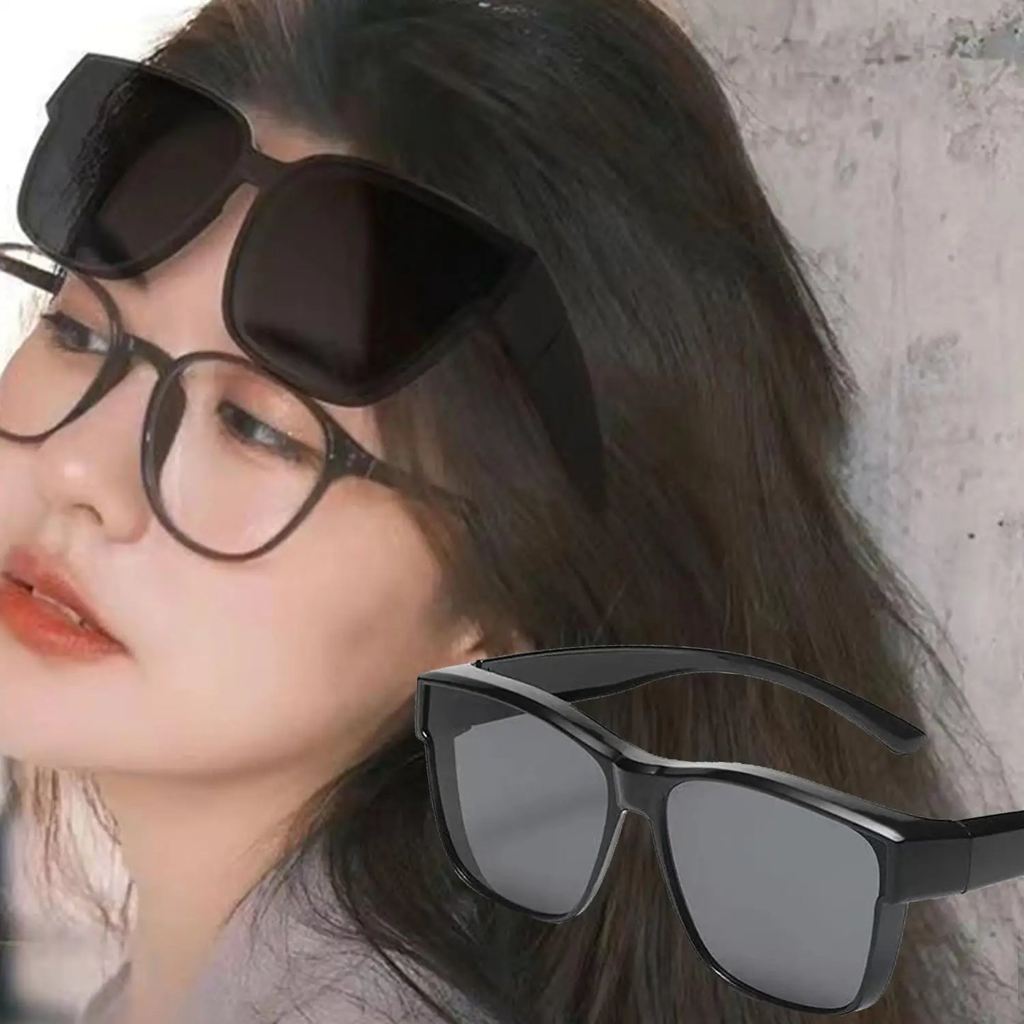 Classic Night Vision Sunglasses For Men Women Square Frame Goggles Eyeglasses Driving Polarized Sun Glasses Unisex Eyewear