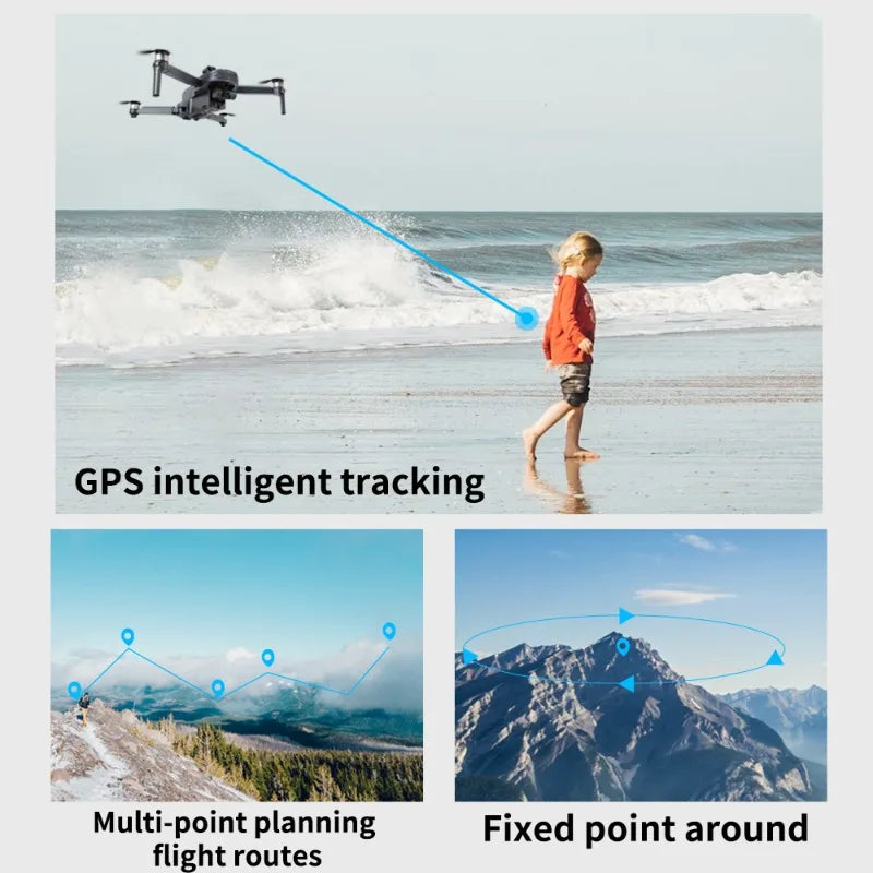 L109 PRO MAX (RTS) Professional Drone 4K HD Dual Camera 3-axis Gimbal Anti-shake Brushless Motor RC Quadcopter Gift Toys Dron