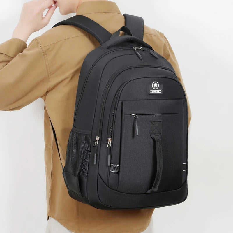New Waterproof Man Backpack Fit Laptop USB Charging Backpack Women Travel Male Bag Vintage School Bag Mochila