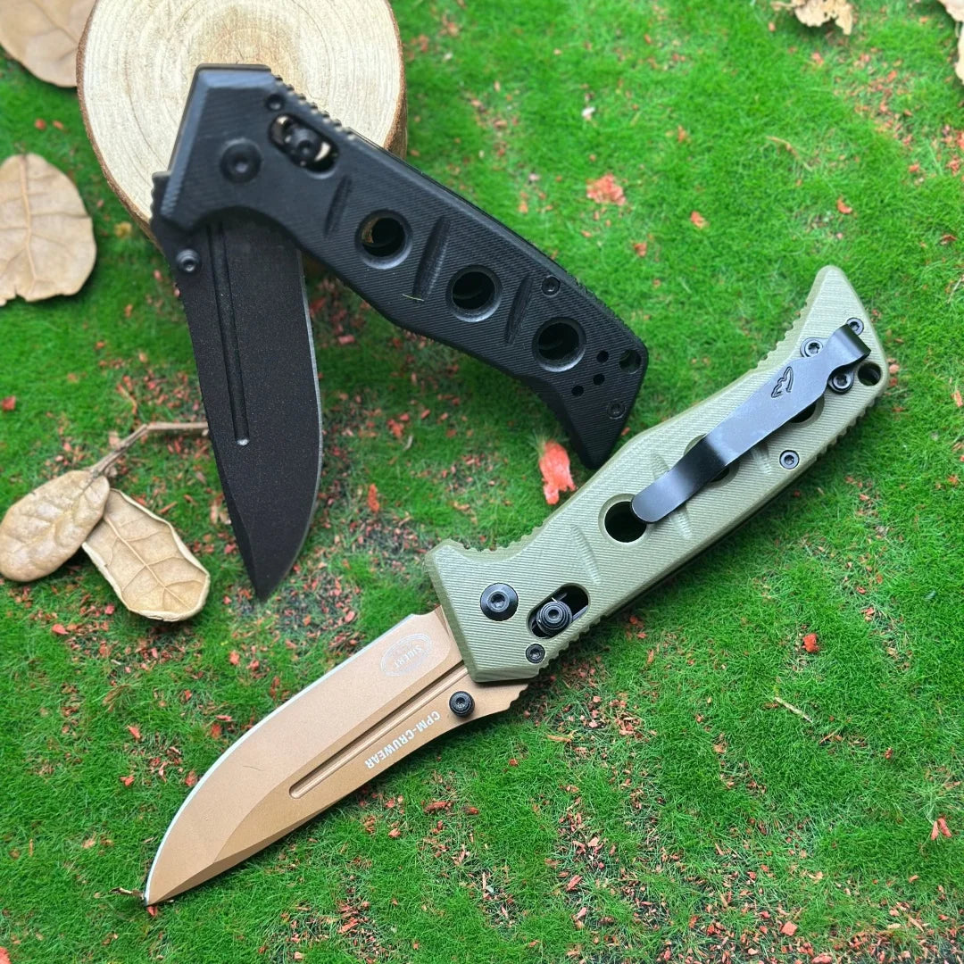BM 273 Folding Knife, CNC Precision Grinding Process, G10 Fiberglass Handle, Post-Apocalyptic Gear