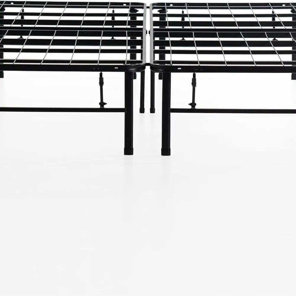 Queen Size 14 Metal Box Spring Bed Frame with Innovative Design