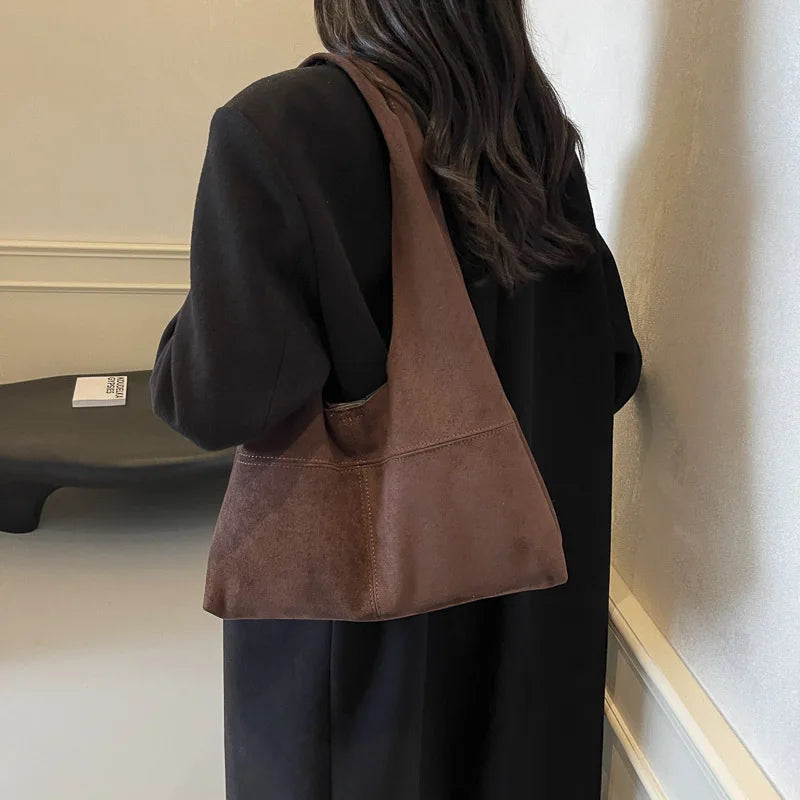 Women's Large Tote Bag Fashion Spacious Shoulder Bag for Work School Commute Casual Crossbody Purse Simple Stylish Handbag
