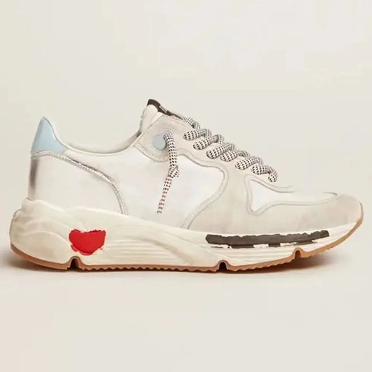 2025 Spring Sole New Retro Distressed Small Star Dirty Golden Shoes For Men Women Platform Sports Daddy Goose Shoes Running