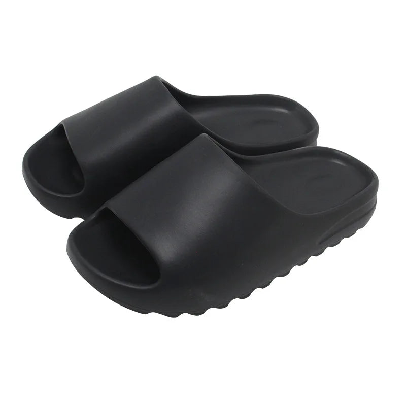 Super Soft EVA Sole Summer Slippers for Men Comfortable Bathroom Home Slides Couple Beach Sandals