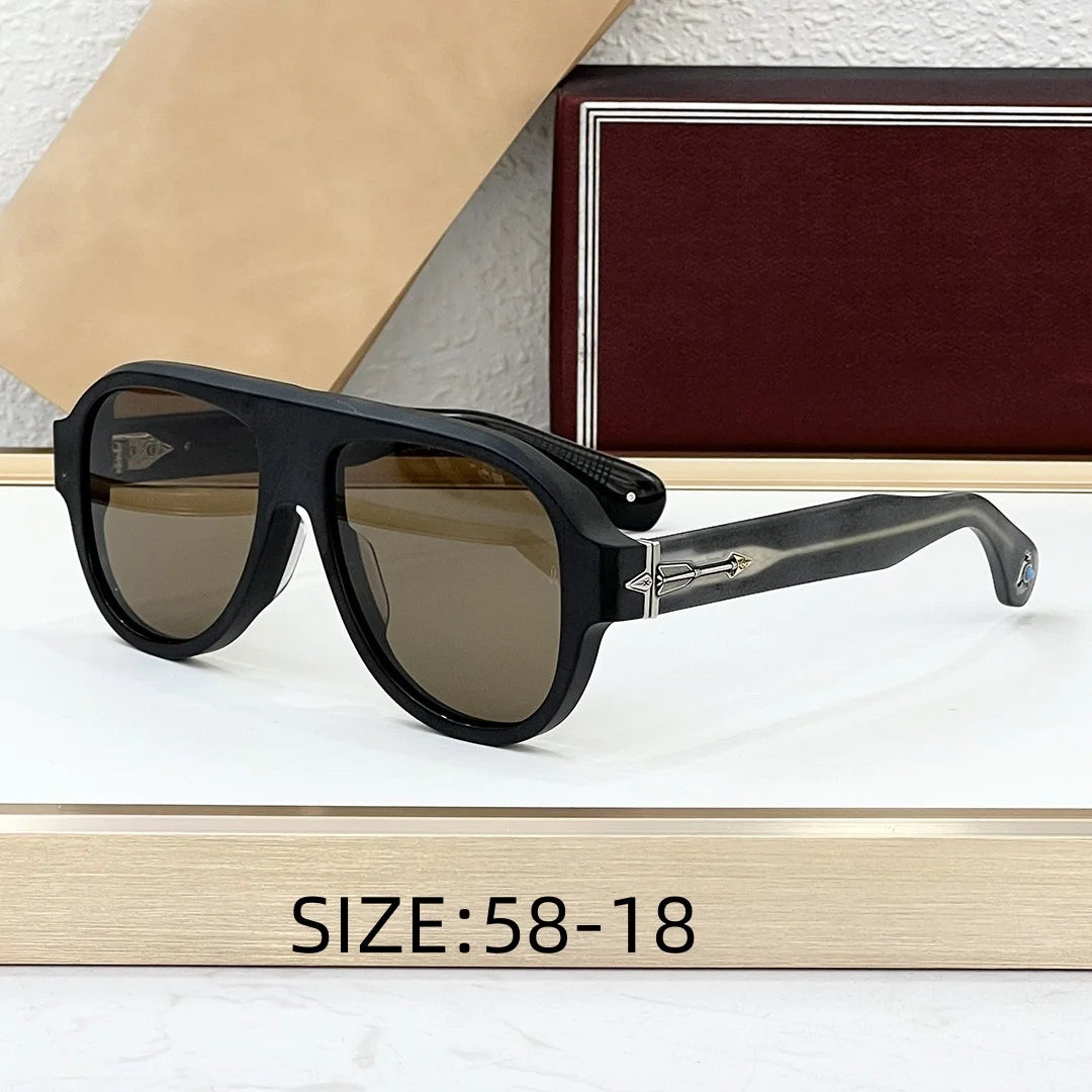 JMM DRIFTWOOD Luxury Japanese Handmade Pilot Sunglasses UV400 Classic Retro Fashion Eyewear for Men and Women Vacation Style