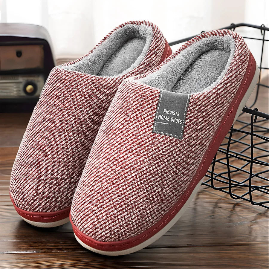 Bedroom Slipper for men Memory Foam Warm Soft Non Slip Wear resistant High Quality Indoor Shoes men Luxury