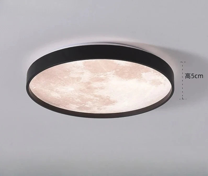 Modern Moon Wall Lamp Creative LED Living Room Bedroom Lamp Home Decoration Moon Starry Sky Ceiling Lamp