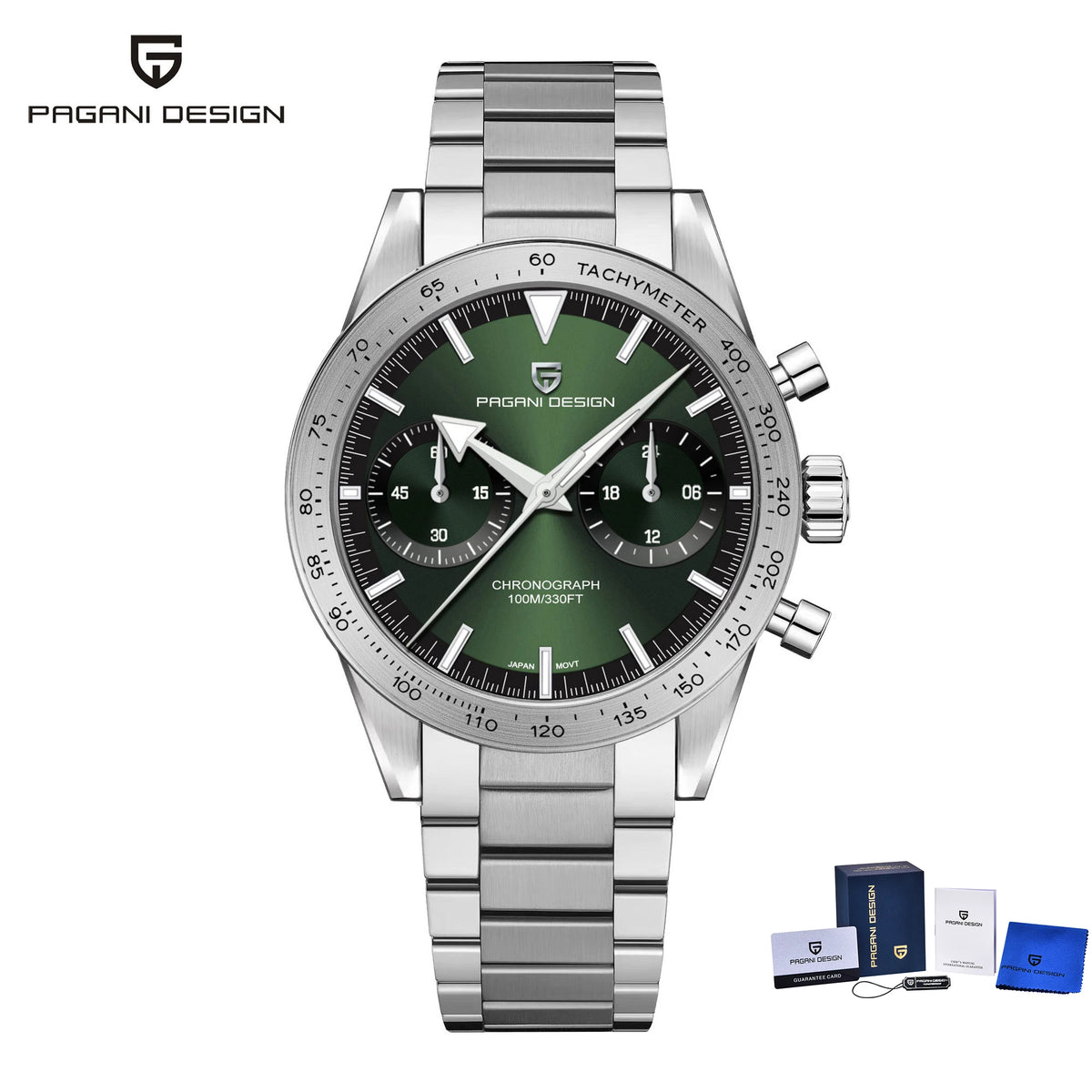 PAGANI DESIGN Retro Pilot Quartz Watch Men 2025 New Stainless steel Sport Chronograph Waterproof Wrist watches For Men Gift Box