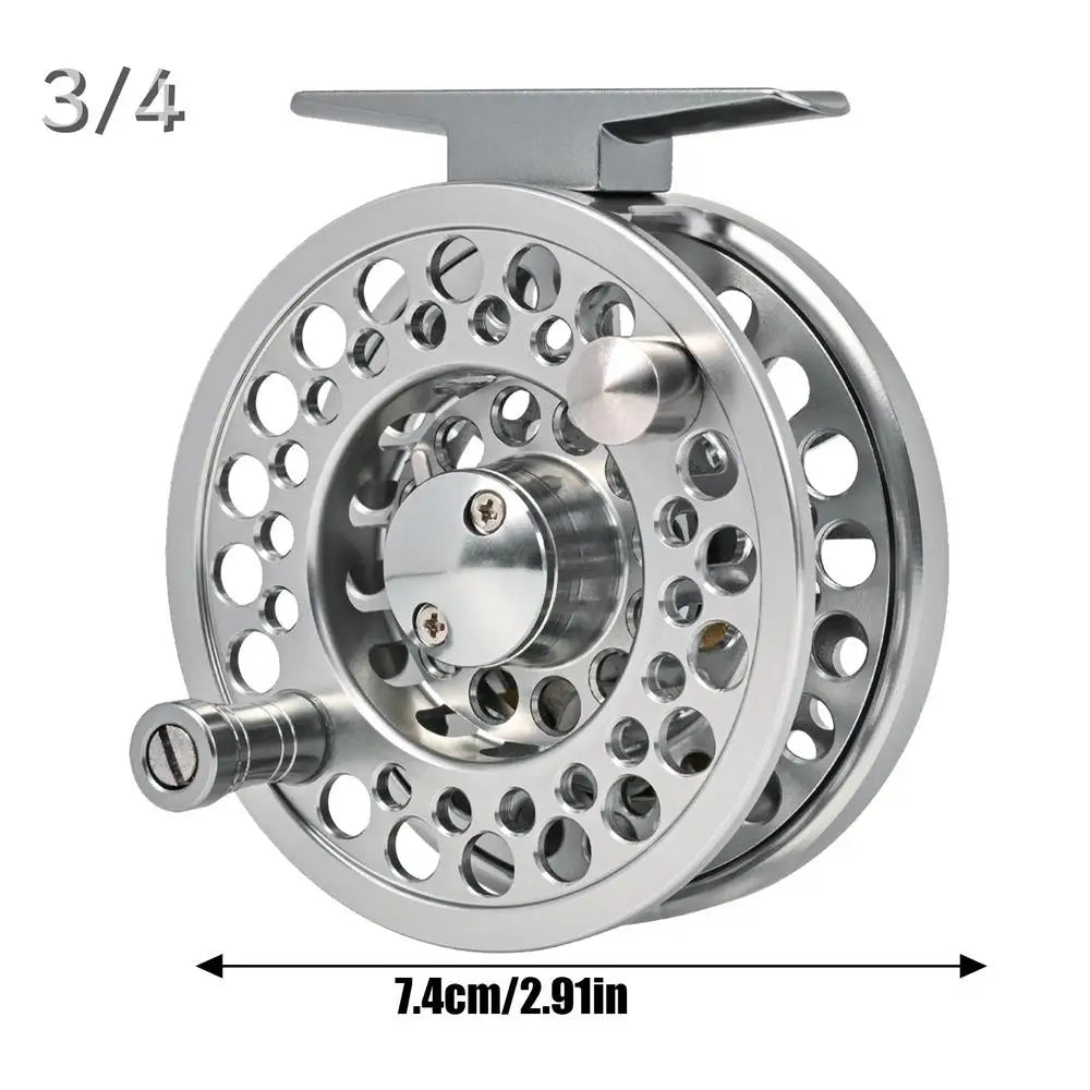 Fly Fishing Reel Aluminum Alloy Fly Fishing Reel Fly Reel Spinnings Reels Fishing 1/2 3/4 5/6 7/8 WT Fly Reels Fishing Accessory
