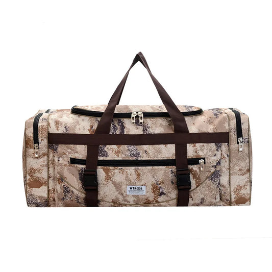 Large Capacity Male Fashionable Travelling Bag Nylon Camo Luggage Bags Storage Bags for Daily Travel and Business Trip Backpack