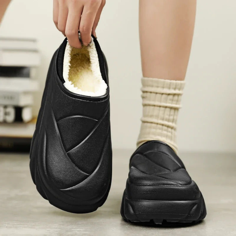 Winter Plush Unisex Unisex Home Sandals Men Women couple Orginal Indoor Flat Shoes Soft Fashion High Quality Non Slip Bedroom