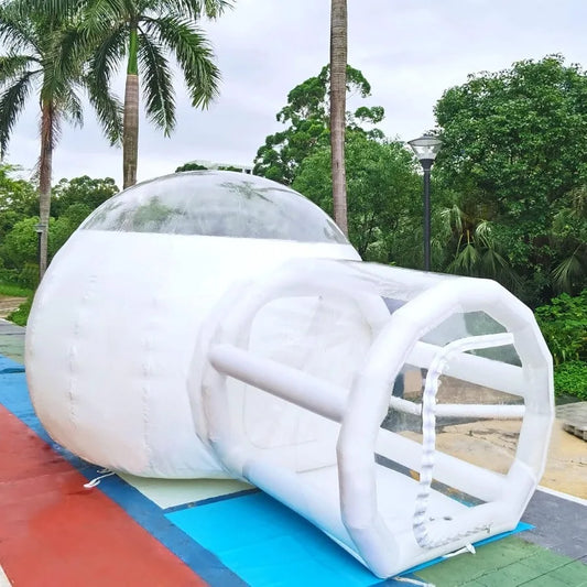 Inflatable Bubble House Waterproof Luxurious Transparent Outdoor Dome Inflatable Bubble Tent with Blower for Camping Music Fest