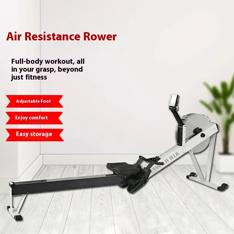 Intelligent Commercial Fitness Rowing Machine Wind Resistance Gym Studio Equipment Commercial Resistance Adjustment Manufactured