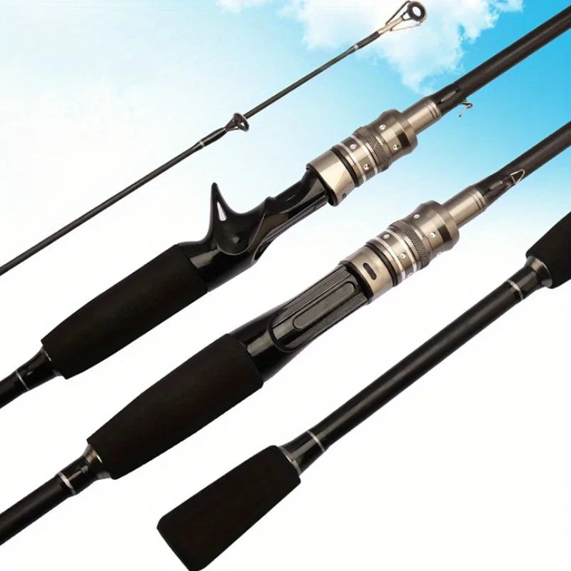 1 Pc Lightweight 180cm Telescopic Fishing Rod, 2-Piece Fiberglass Design with Medium Fast Action, Portable for Fresh & Saltwater