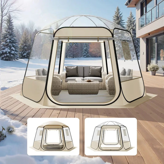 Clear Bubble Tent' Weatherproof 8-10 Person Sports Tent