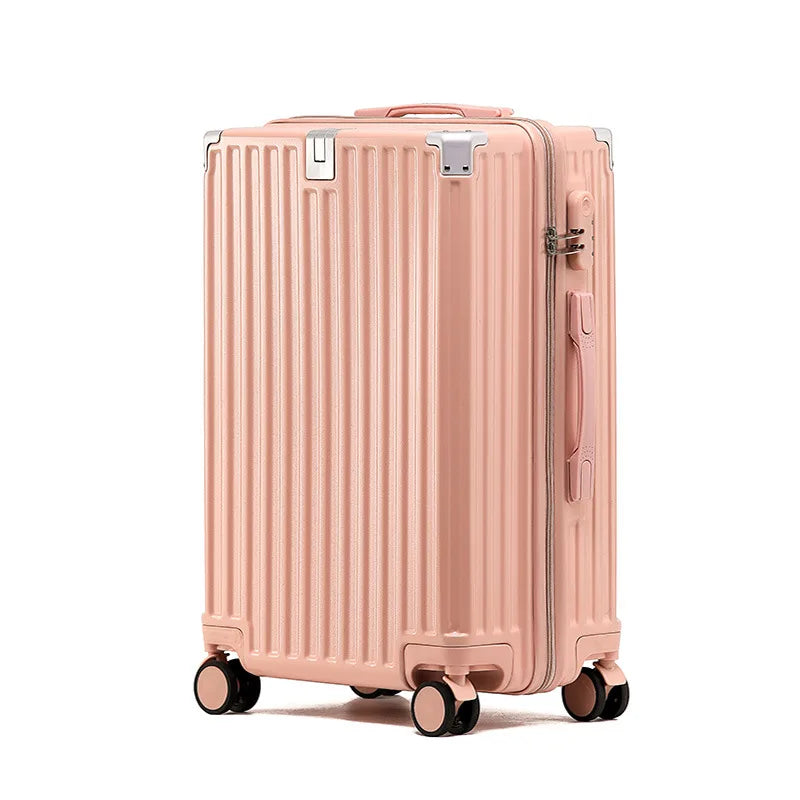 Rolling Luggage Female 20 24 26 28" Strong Thick Durable Trolley Box Male Travel Boarding Password Box Suitcase Soundproof Wheel