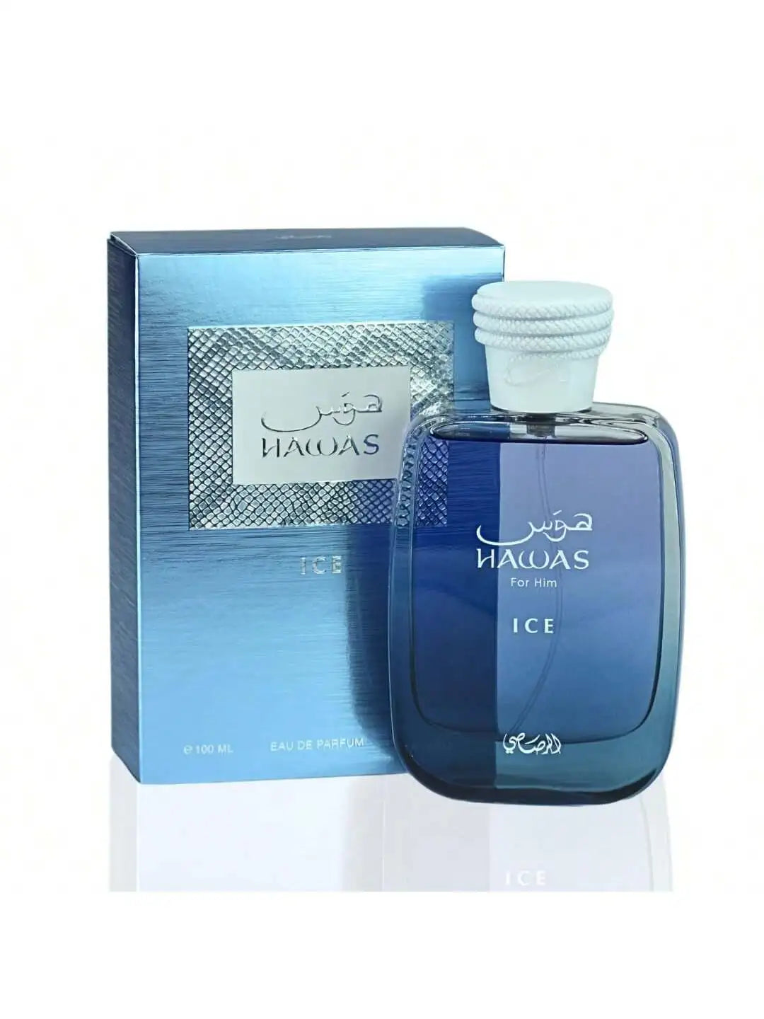 Hawaze Ice for Him Eau De Parfum Spray 100ml (3.4oz) |   Long-Lasting Cologne |   Fresh & Masculine Fragrance