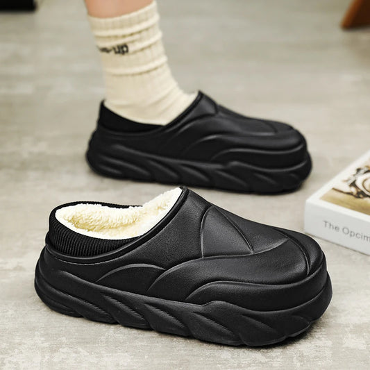 Winter Plush Unisex Unisex Home Sandals Men Women couple Orginal Indoor Flat Shoes Soft Fashion High Quality Non Slip Bedroom