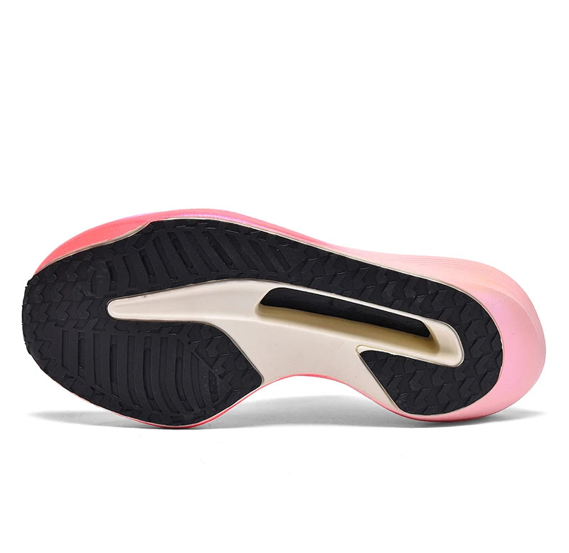 New Cushioning Running Shoes For Men Suitable Heavy Runners Lace Up Sports Women Non-slip Outdoor Athletic Male Sneakers