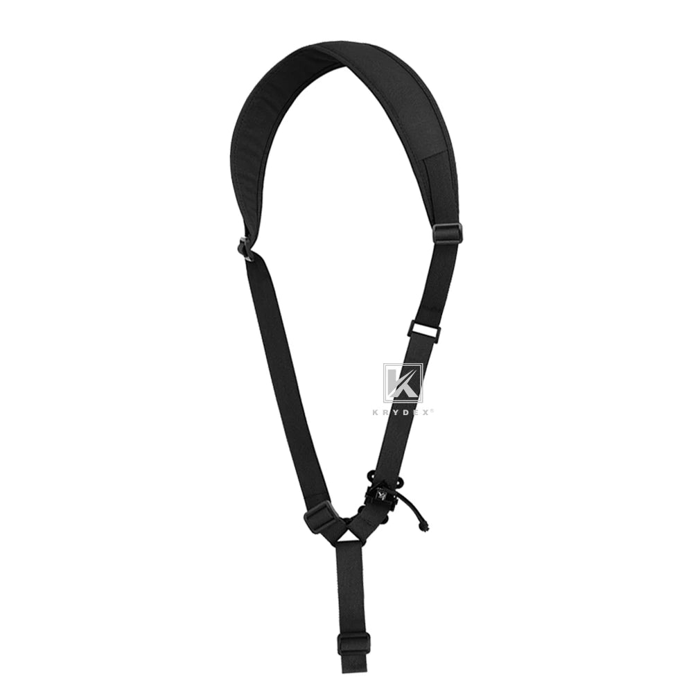 KRYDEX Tactical Rifle Single 1 Point Sling Padded Modular Sub Gun Shoulder Strap For Hunting Outdoor Slingster Accessories