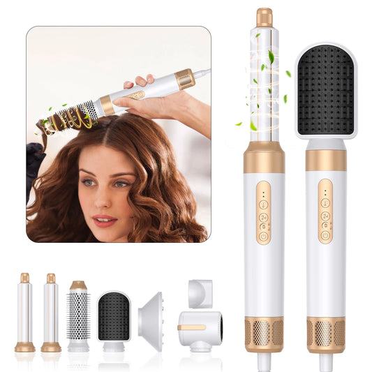 Hair Dryer 7 in 1 Hair Styler Tools Complete Set Salon Brushless Motor 110000rpm Professional Blower Dryerr With Comb