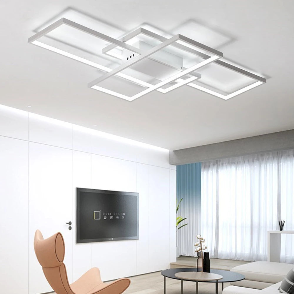80W Ceiling Light LED Ceiling Mount Light Modern Ceiling Light Flush Mount Lighting Fixture