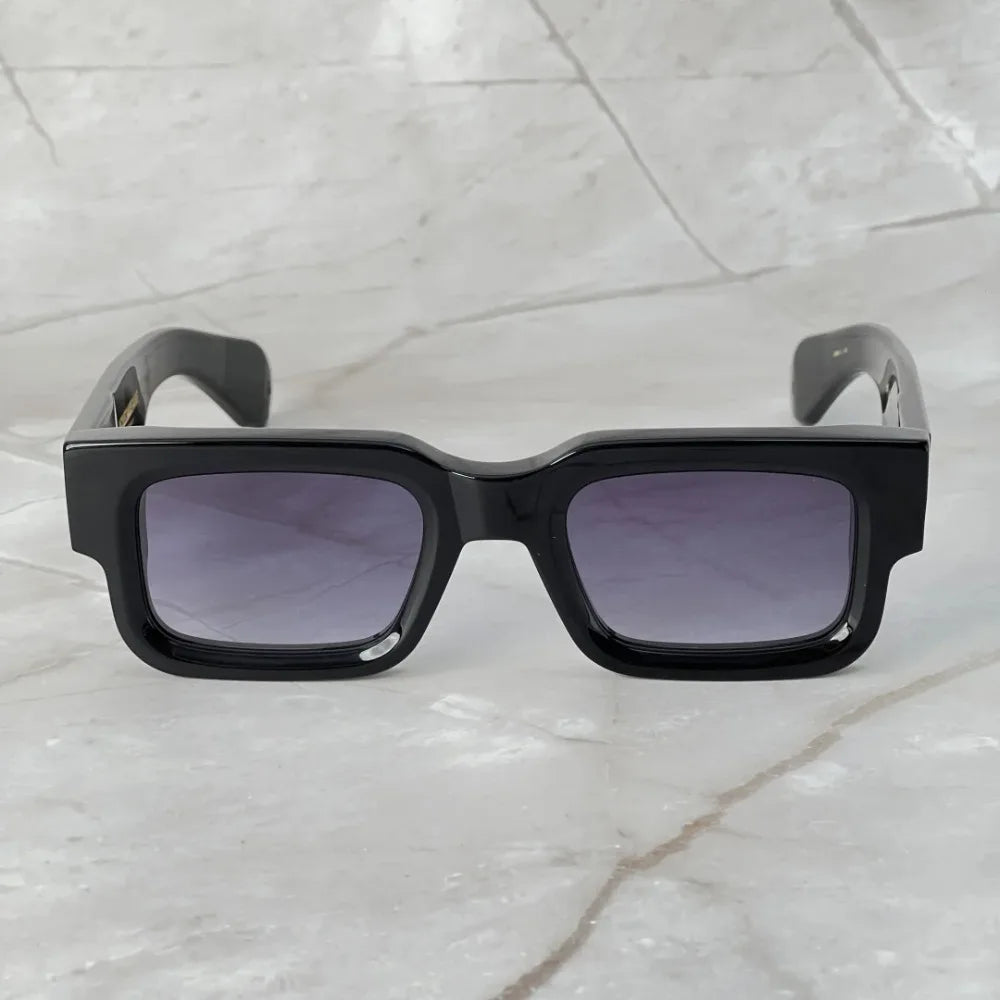 2025 Ins ASCARI Thick Acetate Sunglasses Men Classical Small Face Japan Handcrafted Designer UV400 Polarized Eyewear with Case